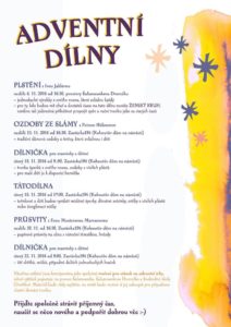 adventní dílny 2016